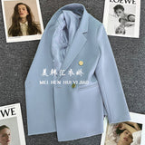 Zingj Fried Street Small Suit Jacket Female 2024 Spring And Autumn New Korean Version Web Celebrity Temperament Small Casual