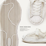 Shoes Deconstruction And Dissolution Series Of Autumn And Winter New Lace Thick-Soled High-Board Shoes Men's Fashion Shoes Men's And Women's