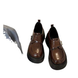 Lefang Shoes Women Spring And Autumn New British Wind Small Leather Shoes JK Single Shoes Small One Foot Pedal Shoes