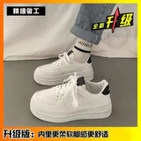 Hong Kong Style Design Retro Thick-Soled Shoes Children's New Chic Original Small White Shoes Casual Bread