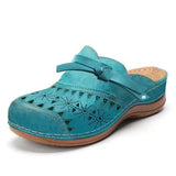Bag Head Cool Drag Woman 2025 Summer New Slope And Women's Sandals Thick Soles Hollow Round Head Wearing