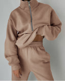 Ebay New Autumn Women's Clothing New Fashion Catch Velvet Sports Leisure Suit