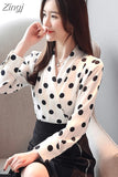 Satin Blouse Women Spring Autumn Casual Elegant Long Sleeve Women's Shirts New High Quality Clothing Tops Blusas