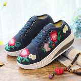 Zingj Shoes, Sports Shoes Casual Shoes Students Canvas Shoes Girl Shoes A Foot Pedal Embroidered Cloth