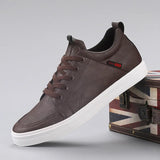 Walk Men's Shoes 2025 Autumn New High-Help Leisure Business Shoes Trend Canpermeable High-Bong Board