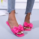 Cool Drag Women 2025 Summer New Bow Cool Drag Women Flat-Soled Popular