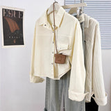 Retro Red Thin Shirt Coat Women's Spring And Autumn Design Small Shirt Casual Loose Long-Sleeved