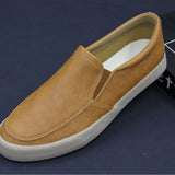 New Baoda 20080 Casual Men's Leather Shoes Working Shoes Spring And Autumn Men's Board Shoes Popular Simple Men's Lefu