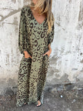 Women's Spring Summer New V-Neck Fashion Holiday Print