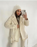 Autumn And Winter New Collar Zipper Open Shirt Fashion Women's Long-Sleeved Pure Color