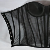 Single-Yarn Three-Dimensional Tector-Bo Corset Corset Corset Wedding Dress Bottom Perspective Cool Can Stand Up