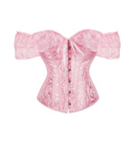 Girded Body Dress Retro Collar Collar Girded Corset Bras Shaped Black