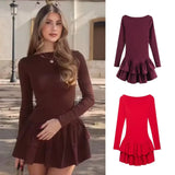 Explosion Women's New Multi-Color Hem Pressure Fold Design