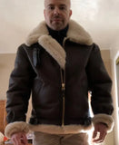 New Fur Integrated Men's Coat With Thick Coat Embroidered Velvet Jacket Burst