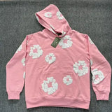 Tide Brand Foam Print Loose Sweater Y2K Hip Hop Street Suit For Men And