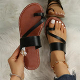 Slippers 2025 Spring New Simple Fashion Flat-Soled Sandals Women Women