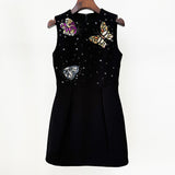 2025 New Star Fashion Heavy Industry Nail Pearl Drilled Butterfly Renovation Vest