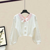 Women Winter Patchwork Long Sleeve Knitted Tops + Asymmetric Skirt 2 Piece Suit Female Party Elegant Two Piece Set 211-0-Outfit
