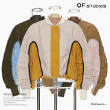 Autumn And Winter Women's Clothing Niche Design Street Hit Color Drawstring Loose Casual Small Coat