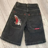Y2K Vintage Denim Shorts Men's Harajuku Punk High-Waisted Denim