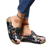 Summer Cool Slippers Women's National Style Candy Color Beach Bag Head Slippers
