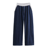 Splicing Tat 0085844055 Stitched Jeans 0085845055