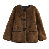 Women's French-Style Medard Vintage Fur Jacket