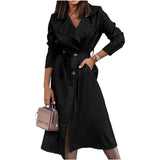 And Winter New Products 2025 Station Lengthd Female Coat Wish Large Size Wind Coat With