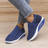 Version Of Spring And Autumn Flying Elastic Single Shoes Women Thick Bottom Slope He Leisure Shoes Slacker Happy