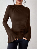 And Winter New Folding Design Horn Sleeves To Stand Up To The Lady's