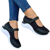 Casual Single-Shoe Women's 2025 Spring And Summer New Slope And Magic Stick Casual Large Size Sports Women's