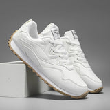 Men's Shoes Spring Breathable White Leisure Travel Sneakers Teen Men's Student Huafu Running Shoes