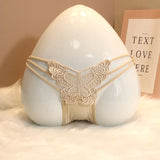 Life Year Hollow Big Butterfly Embroidery Solid Color Hot Fine With Thin Lace Soft Low-Waisted