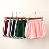 Zingj Shorts Women Summer 2024 Casual Wear Three-Point Pants Korean Version Of Fashion Yoga Beach Pants Candy Color Hot