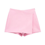 New Multi-Color Asymmetric Fashion Joker Foreign Style Skirt