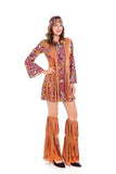 Women's Esque Spies Costume Vintage Hippie Party Costume Halloween Arabian