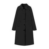 Women's Clothing INS Explosive Temperament Collar Single Buckle Wind Jacket