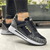 Fashion Flat-Bottomed Round-Headed Casual Sneakers 2025 Autumn And Winter New Front Lace Single