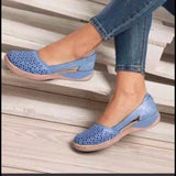 Women's Summer Fashion Sandals Women's Bag Head Hollow Large Flat-Soled Women's Shoes Thick-Soled Single Shoes Breathable Women's