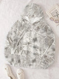 Autumn Women's Vintage Hoodie Hot Long-Sleeved Jungle Maple Branch Pattern 3D