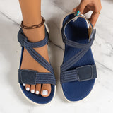 2025 Sandals Women's Large-Size Car Sewing Slopes And Casual Magic