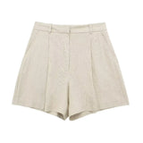 2025 New Women's Linen Blend, Vest, Vest And Shorts
