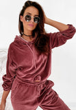 Piece Set Women Tracksuit Velour Women Velvet Set Woman Tracksuit Sets Winter Top & Pants Velvet Suit Conjuntos De