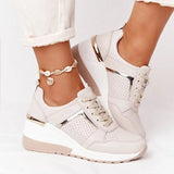 Flat-Bottomed Casual Shoes In The Autumn Of 2025 New Thick Bottom Slope And Old Dad Shoes With Slopes And Sneakers For