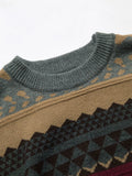 Oversize Jacquard Knit Jumper