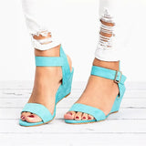 Zingj Women 2024 New Women's Summer Shoes Women's Slope High Heels