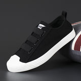 The Autumn Of 2025, The New Men's Shoes Flat-Soled Permeable Board Shoes Korean Version Of The Trend Tied With Canvas Shoes Round-Headed Casual