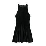 Women's Clothing 2025 Autumn And Winter 2025 New Solid Color Bows Decorated With Sleeveless