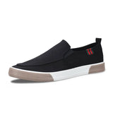 Men's Canvas Shoes Lightly Breathable Linen Wide Cloth Shoes One Foot Pedal Old Beijing Cloth