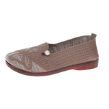 Beijing Cloth Shoes In The Elderly Comfortable Single Shoes Breathable Flying Grandmother Shoes Pedal Soft Soles Of Women's